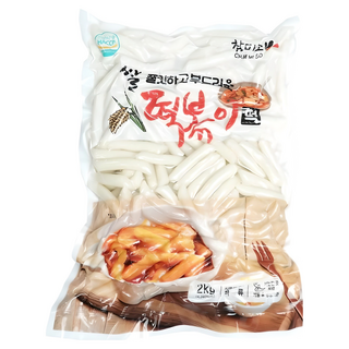 참미소떡볶이 신당동 떡볶이떡 2kg, 2개