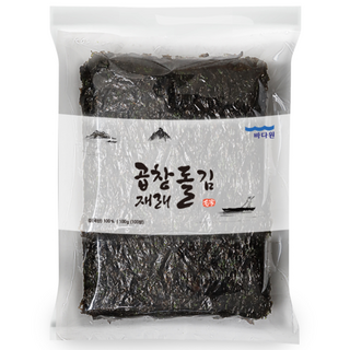 바다원 곱창 재래 돌김 100p, 180g, 1개