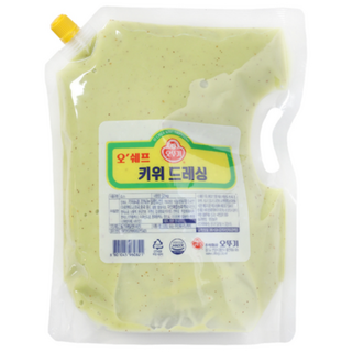 오뚜기 오쉐프 키위드레싱 2kg 샐러드 소스 대용량 업소용, 12개