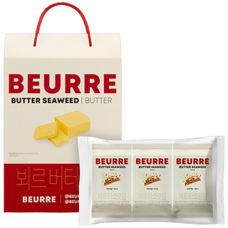[블랑제리뵈르] 뵈르김 버터맛 선물형(27입)+타코맛 실속형(9입) 세트 구성
