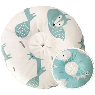 켈리몰 강아지 고양이 오버그루밍방지 도넛 쿠션 넥카라 아쿠아여우 M, 1개