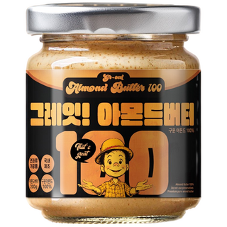 그레잇 아몬드버터 200g x 4병, 4개