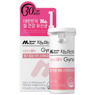 뉴트리 마스터바이옴 질유산균, 1개, 30정