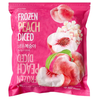 웰루츠 냉동 백도 복숭아 다이스 1kg, 1개