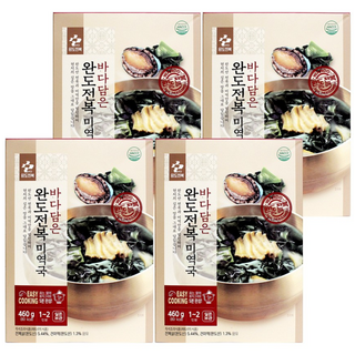 바다담은 완도전복 미역국, 4개, 460g