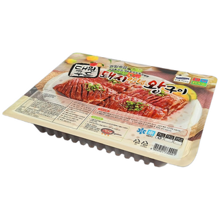 대원푸드 수제 돼지갈비 양념 목살구이 1.3kg, 4개