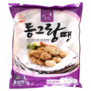 [한푸드] 한입에 쏘옥 동그랑땡 국내산 고기(냉동), 4개, 1kg