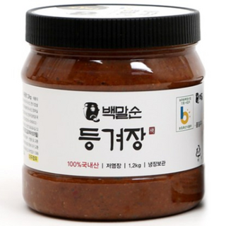 백말순등겨장 60년 전통 경상도 성주 시금장 고기쌈장, 1.2kg, 1개
