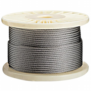 스텐 와이어 로프 0.8mm 1mm 1.2mm 1.5mm 1.6mm 2mm 2.5mm 3mm 4mm 5mm 6mm 8mm 100M 200M 서스 SUS304 스텐레스 와이어줄, 1개, 스텐와이어로프 1.0mm 7x7 100M