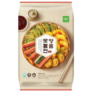 사옹원 명품 모듬전 4종 총666g 명절 차례 제사 동태전 꼬치산적 계란옷입은고기완자 깻잎전, 3개, 666g