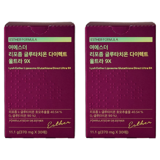 에스더포뮬러 여에스더 리포좀 글루타치온 다이렉트 울트라 9X, 30회분, 2개