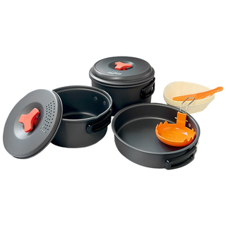 스카이필드 퓨어 경질 코펠 3~4인용(국산) SF-PT-015 / 캠핑 세트 식기도구 그릇 쿡웨어 백패킹 식기 냄비 후라이팬, 1개, 상세 설명 참조