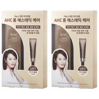 AHC 프라이빗 리얼 아이크림 포 페이스 기프트 세트, 30ml, 2개