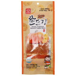 한진 호박 쫀드기 84g, 1개