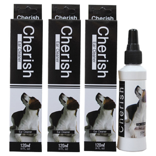 체리쉬 강아지 귀 세정제, 3개, 120ml