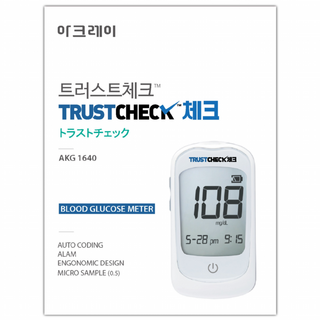 아크레이 트러스트체크 혈당측정기, 1세트, AKG 1640