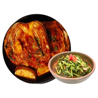 [도미솔] 사랑채포기김치3kg+열무김치2kg, 1세트, 5kg