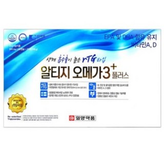 일양약품 알티지오메가3플러스 900mg, 120정, 1개