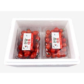 건달마토 건강하고 달콤한 스테비아 대추방울 토마토, 4개, 500g