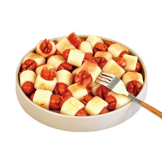 문어모양 비엔나소시지 소떡롤 문어발핫떡 1kg 3봉 (총 3kg), 3개