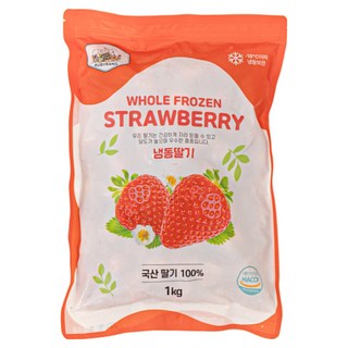 루비랑 국산 냉동 딸기, 1kg, 2개