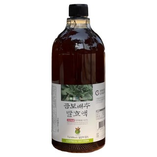 [발효이야기] 국내산 곰보 배추 발효액 3년 자연 숙성 효소, 1개, 1L