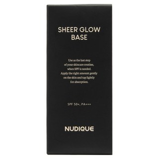 누디크 물광 메이크업 광채 프라이머 쉬어 글로우 베이스 SPF50+ PA+++ 선베이스 자외선 쌩얼 톤업 수분 크림, 누드/베이지, 1개