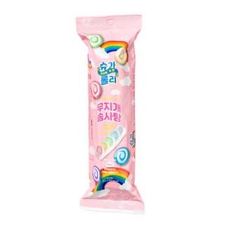 마카롱닮은 슈가롤리 무지개 솜사탕, 12g, 4개