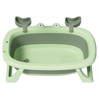 에이치앤아이 반려동물 강아지 접이식 욕조 이동식욕조, (PUP-67GN)그린, 1개