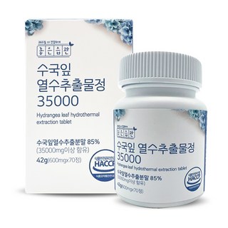 좋은습관 수국잎 열수 추출물정, 1개, 70정