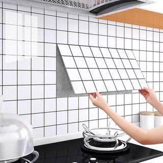 FONOW 화장실리모델링 손쉬운 조작 방수 방유 벽면 친환경 벽 스티커, D02-언밸런스 화이트 20장