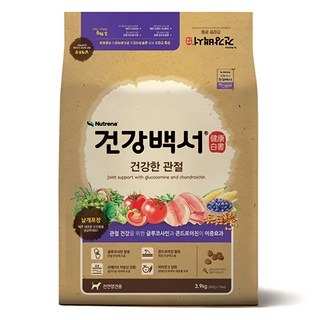건강백서 강아지 기능성 사료, 뼈/관절강화, 3.9kg