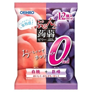 일본 오리히로 곤약젤리 8가지맛 총48개, 3세트, 960g