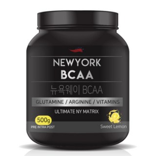 뉴욕웨이 BCAA 레몬맛 아미노산 종합 보충제 헬스 보충제 아미노산 비씨에이에이, 1개, 500g