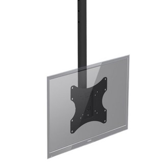 천장형 TV모니터거치대 브라켓 CB-32, 블랙, 1개