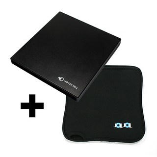 노트킹 USB3.0 울트라슬림 ODD케이스 9.5mm NOP-SU3-7, NOP-SU3-7+JJ504파우치, 1개