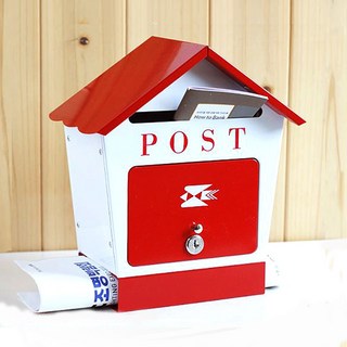 [원진엘앤비] 철재하우스 우편함, 투톤 POST