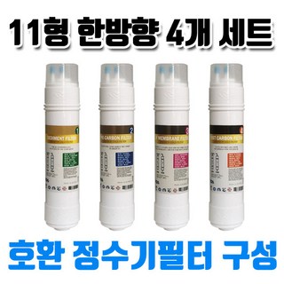 위닉스 PQ-800 호환 정수기필터A형4개1셋트, 1개, C타입