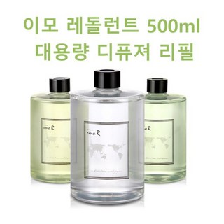 이모 레돌런트 디퓨저리필 500ml 1+1 행사 대용량방향제 짐승용량, 베이비파우더, 2개