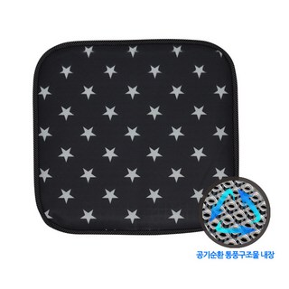 OKTTO옥토 3D 블랙스타 통풍방석 사용 모습