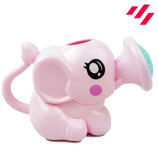 코끼리 물 뿌리개 목욕놀이완구, 핑크, 1개