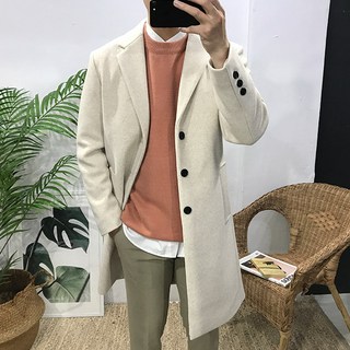 이루네 남자 핏좋은 겨울 프리미엄 울 코트 빅사이즈까지