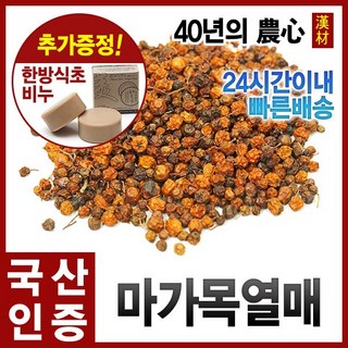 자애인 국산 마가목열매 600g 정공목열매 마가자 정공실, 1개
