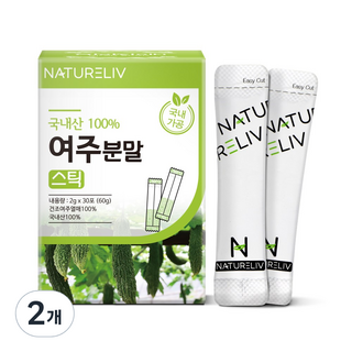 네이쳐리브 국내산 여주분말, 60g, 2개