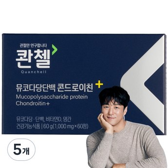 JW중외제약 관절 연골 뮤코다당 단백 콘드로이친 1200 500mg x 60캡슐-추천-상품