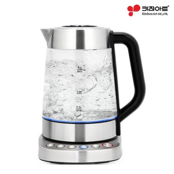 휴앤봇 전기 티포트 1.7L 커피 주전자 유리 분유 차탕기 티메이커 HB-8090D-추천-상품