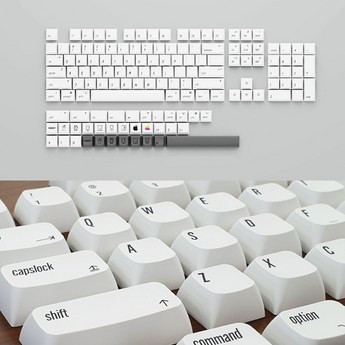 애플 레트로 감성을 담은 XDA PBT 키캡 137키 한글영문 염료승화 사과 키캡 애플키캡 레트로 키보드 XDA 키캡 PBT 키캡 맥 키캡 커스텀 키보드 4 애플키캡-추천-상품