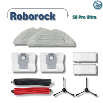 Roborock S8 Pro 울트라 진공 청소기용 교체 세트 1 더블 브러시 메인-추천-상품