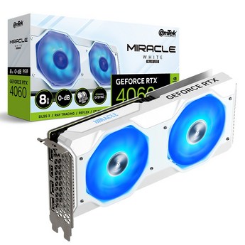 이엠텍 지포스 RTX 3050 MIRACLE WHITE D6 6GB-추천-상품