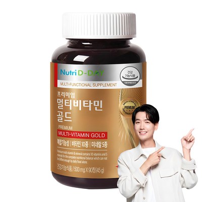 뉴트리디데이 프리미엄 멀티비타민 골드, 90정, 45g, 1개